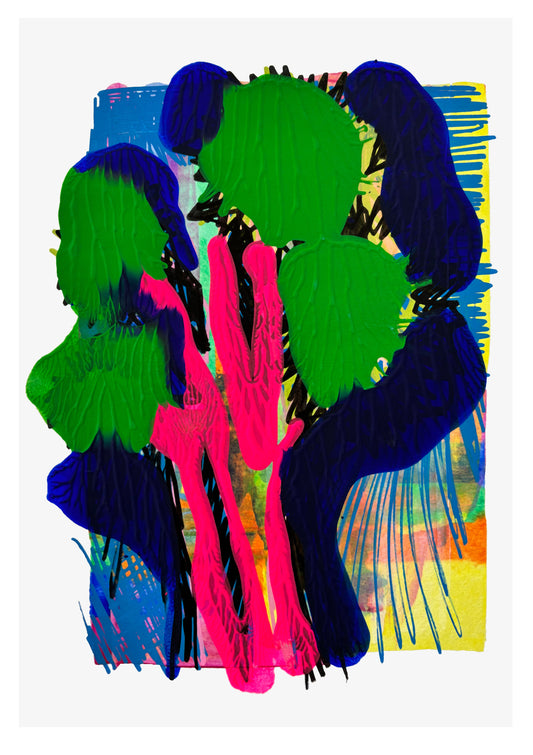 Pink Palms — Fine Art Giclée Print